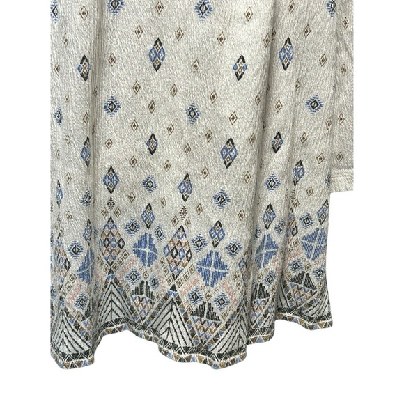 Bit & Bridle Stretchy Multicolor Top Shirt‎ Size 1X Southwestern Coastal Cowgirl - Picture 3 of 6